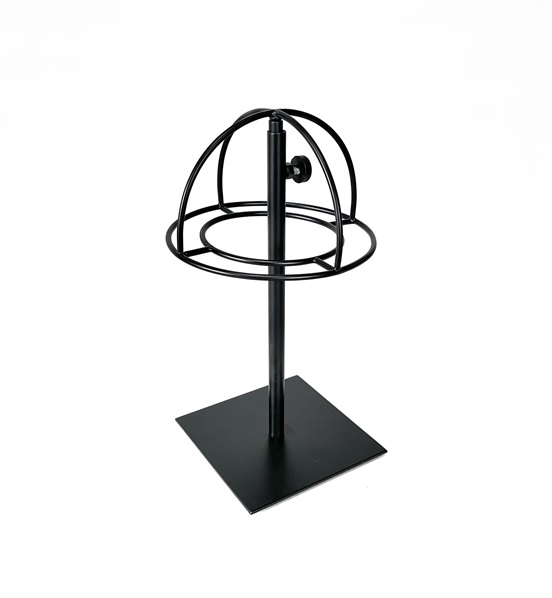 black helmet stand