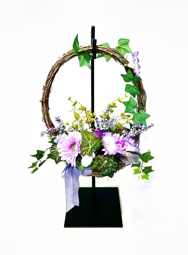 wreath display stand