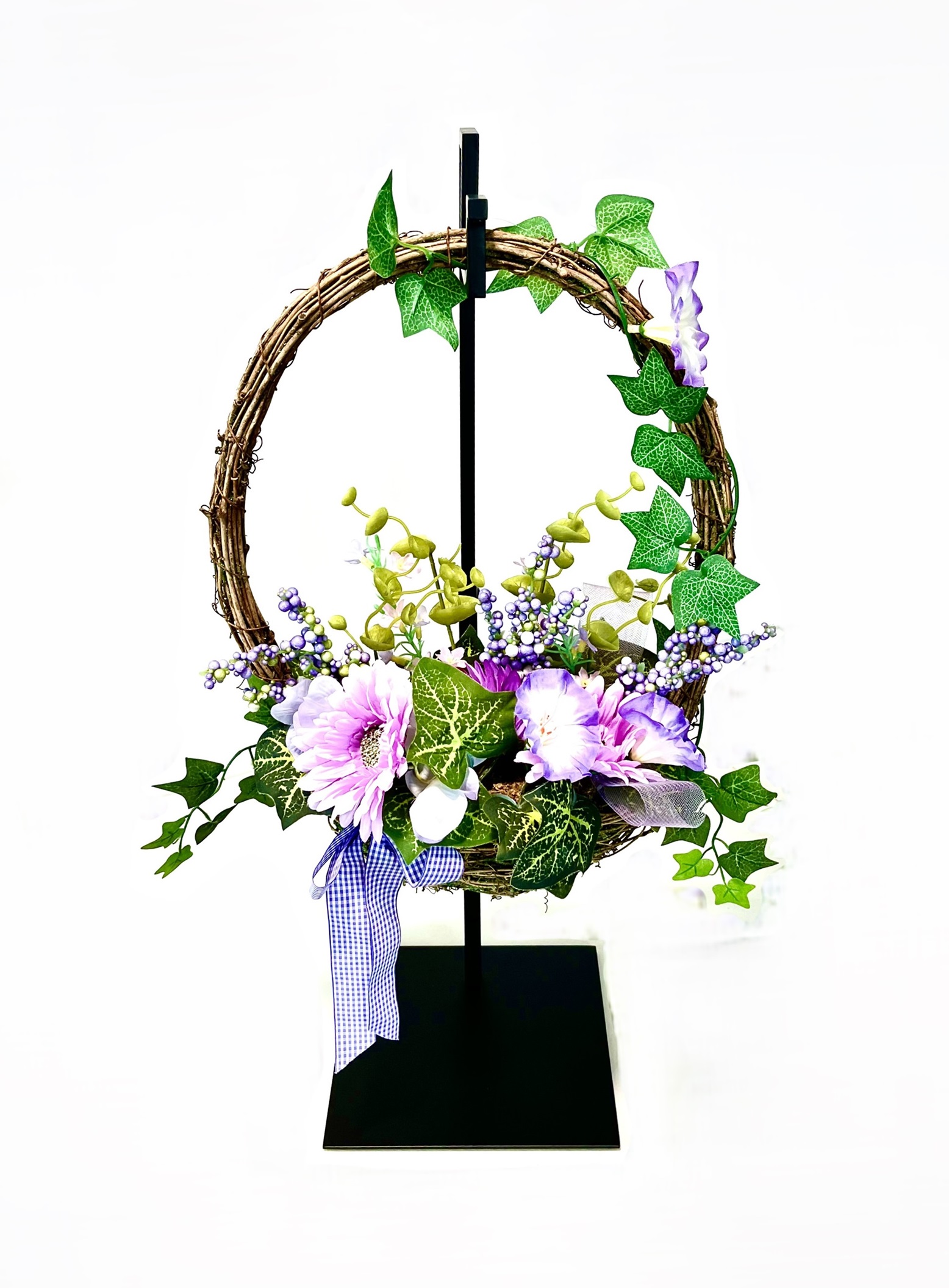 wreath display stand