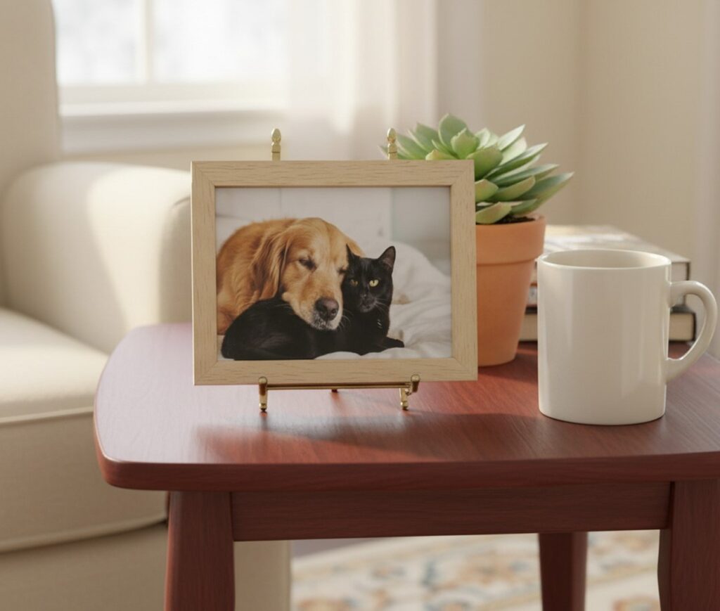 photo display easel