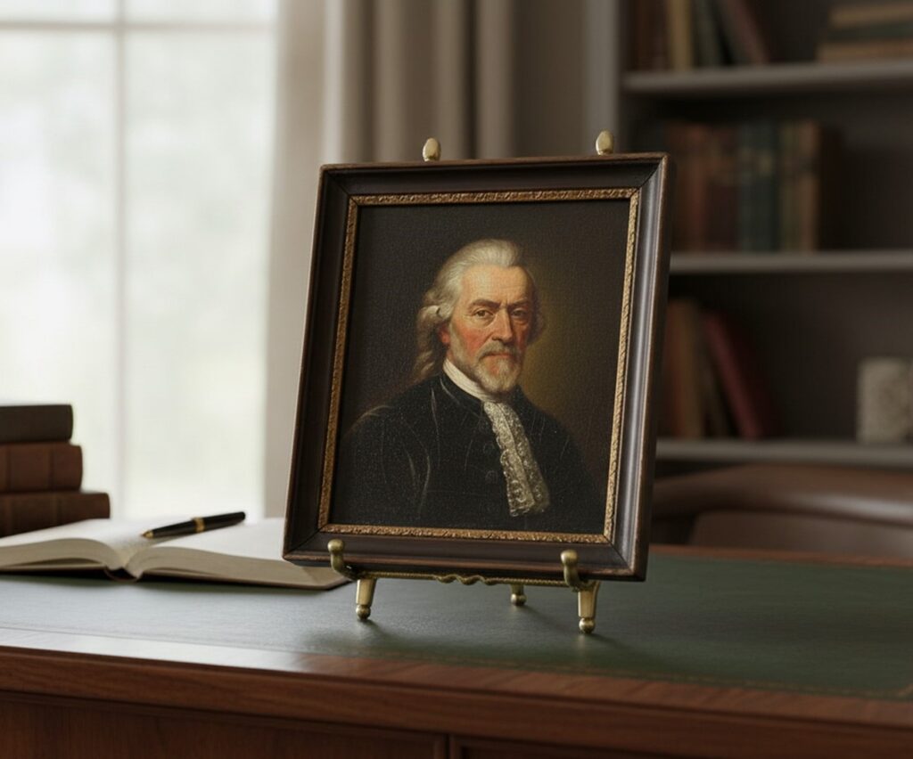 portrait display easel